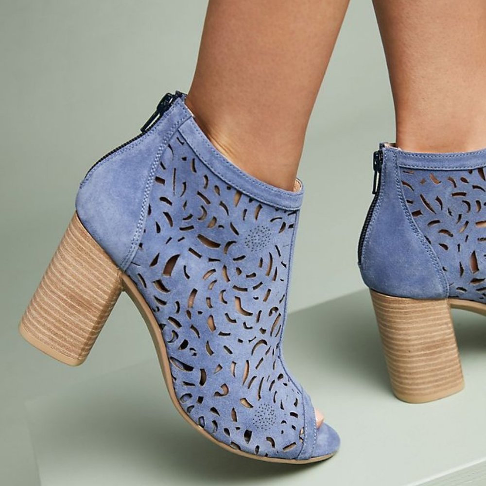 Anthropologie Morena Gabbrielli Open Toed Booties